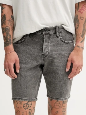 AllSaints szorty jeansowe SWITCH męskie kolor szary M048TC