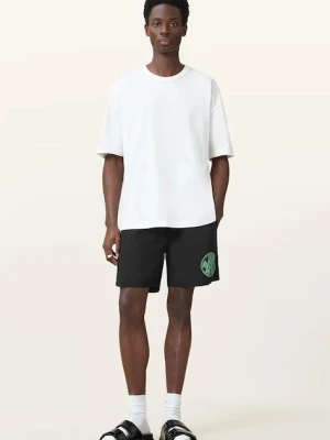 AllSaints szorty kąpielowe DISTORTION kolor czarny M019WC