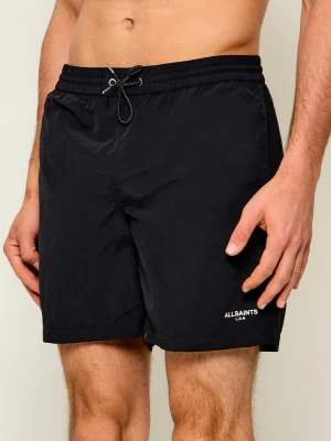 AllSaints Szorty kąpielowe Mikro | Regular Fit czarny
