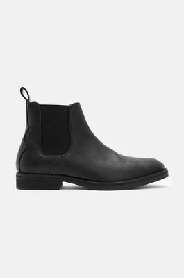 AllSaints sztyblety skórzane Creed Boot męskie kolor czarny M040FB