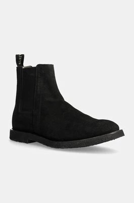 AllSaints sztyblety zamszowe Rhett Suede Boot męskie kolor czarny M046FB