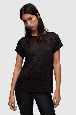 AllSaints t-shirt Anna damski kolor czarny