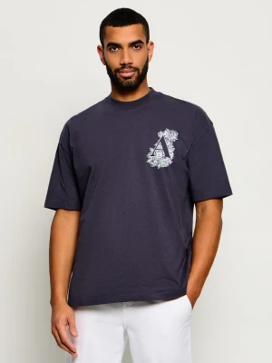 AllSaints T-shirt Anthos | Oversize fit czarny