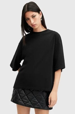 AllSaints t-shirt bawełniany AMELIE kolor czarny W124JB