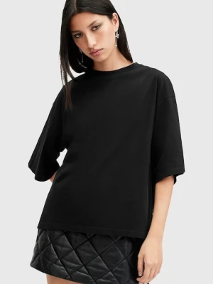 AllSaints t-shirt bawełniany AMELIE kolor czarny W124JB