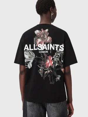 AllSaints t-shirt bawełniany ANIA damski kolor czarny W115JD