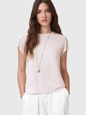 AllSaints t-shirt bawełniany ANNA damski kolor szary W191JB