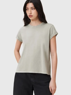 AllSaints t-shirt bawełniany ANNA damski kolor zielony W191JB
