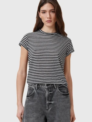 AllSaints t-shirt bawełniany ANNA damskie kolor czarny W007JY