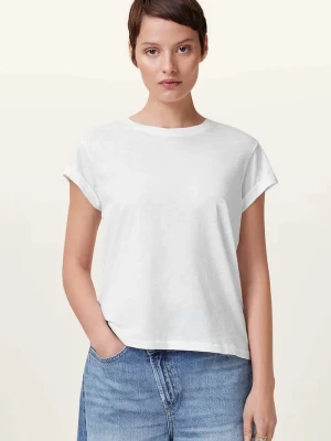 AllSaints t-shirt bawełniany ANNA TEE biały