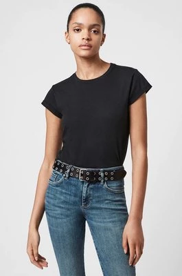 AllSaints t-shirt bawełniany ANNA TEE kolor czarny WM111S