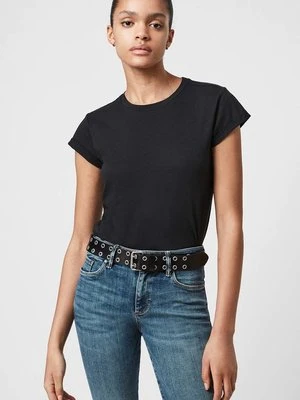 AllSaints t-shirt bawełniany ANNA TEE kolor czarny WM111S