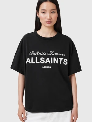 AllSaints t-shirt bawełniany AVRI damski kolor czarny W095JC