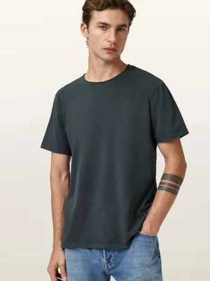 AllSaints t-shirt bawełniany BODEGA SS CREW męski kolor szary gładki M026JB