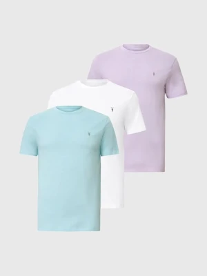 AllSaints t-shirt bawełniany BRACE 3-pack męski kolor biały gładki M031JB