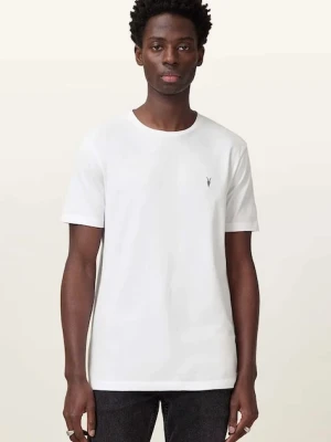 AllSaints t-shirt bawełniany BRACE męski kolor biały gładki M030JB