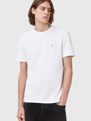 AllSaints t-shirt bawełniany ELLIS męski kolor biały gładki M018JC