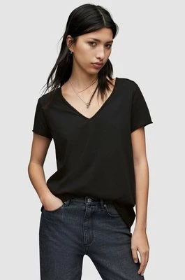 AllSaints t-shirt bawełniany EMELYN TONIC TEE kolor czarny WM115P