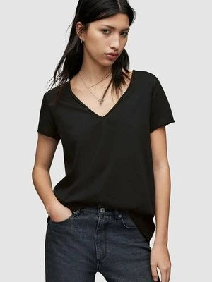 AllSaints t-shirt bawełniany EMELYN TONIC TEE kolor czarny WM115P