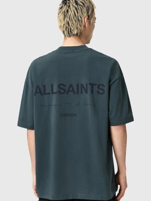 AllSaints t-shirt bawełniany FUTURE męski kolor szary z nadrukiem M006PD
