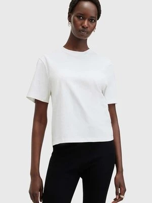 AllSaints t-shirt bawełniany HOLLI damski kolor biały W187JB