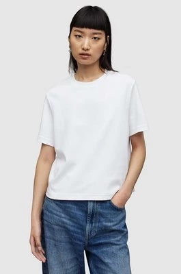 AllSaints t-shirt bawełniany LISA damski kolor biały