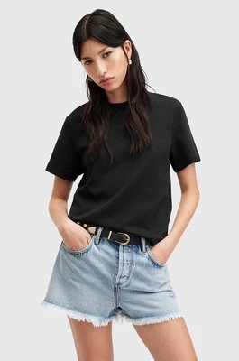 AllSaints t-shirt bawełniany LISA damski kolor czarny WM635Z