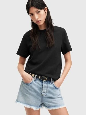 AllSaints t-shirt bawełniany LISA damski kolor czarny WM635Z