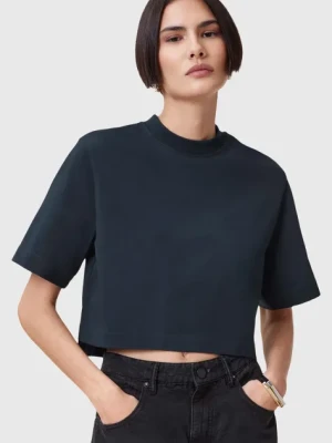 AllSaints t-shirt bawełniany LOTTIE TEE kolor granatowy W132JA