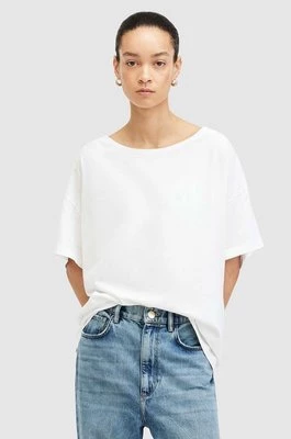 AllSaints t-shirt bawełniany LYDIA TEE damski kolor biały W131JA
