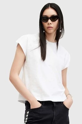 AllSaints t-shirt bawełniany RUE TEE damski kolor biały W185JB