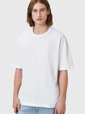 AllSaints t-shirt bawełniany SONNY męski kolor biały gładki M007JC