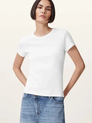 AllSaints t-shirt bawełniany STEVIE damski kolor biały W194JA