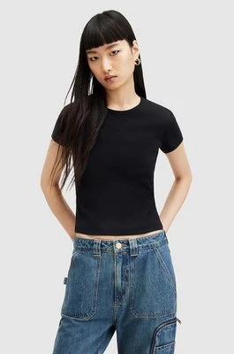 AllSaints t-shirt bawełniany STEVIE TEE damski kolor czarny WM526Z
