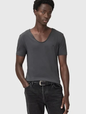 AllSaints t-shirt bawełniany TONIC męski kolor szary gładki M052JB