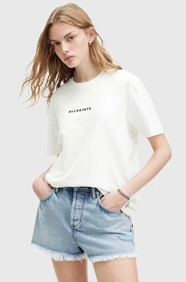 AllSaints t-shirt bawełniany TOUR BF damski kolor biały W075JA