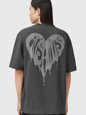 AllSaints t-shirt bawełniany TRIP męski kolor szary z nadrukiem M010PD