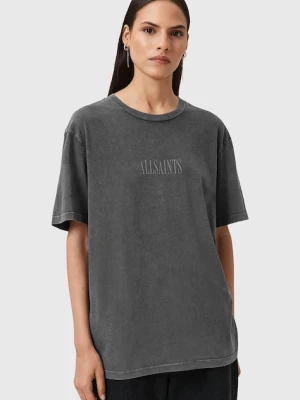 AllSaints t-shirt bawełniany WINGS damskie kolor szary W076JD