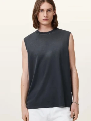 AllSaints t-shirt bez rękawów JONAH kolor szary M022JC