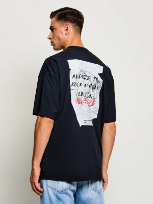 AllSaints T-shirt Caller | Oversize fit czarny