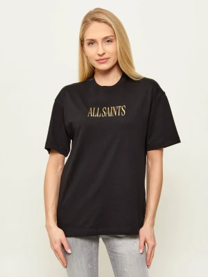 AllSaints T-shirt CORA ETTA | Relaxed fit czarny
