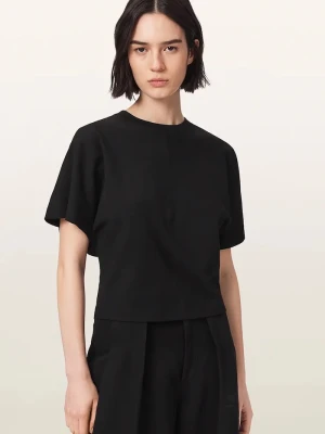 AllSaints T-shirt damski bawełniany EDEN ARTIA TEE czarny
