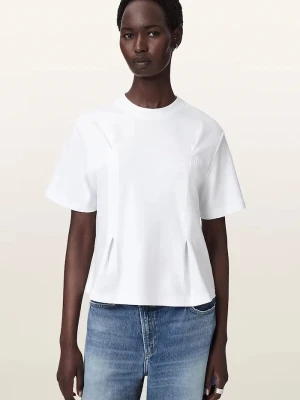AllSaints T-shirt damski bawełniany SOFIA LISA TEE biały