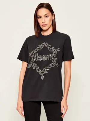 AllSaints T-shirt Drip Embellished Boyfriend | Oversize fit