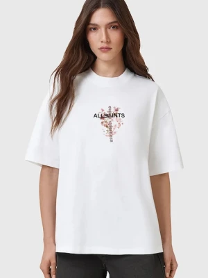 AllSaints t-shirt ETERNAL damski kolor biały W284JC