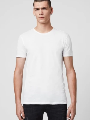 AllSaints – T-shirt FIGURE CREW biały