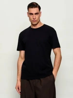 AllSaints T-shirt FLAX | Regular Fit | z dodatkiem lnu