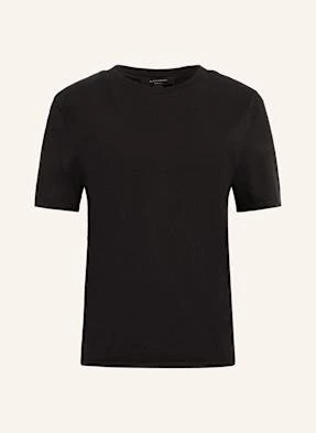 Allsaints T-Shirt Holli Z Wycięciem schwarz