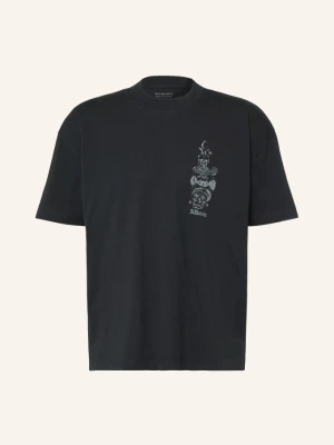Allsaints T-Shirt Ignis schwarz szary