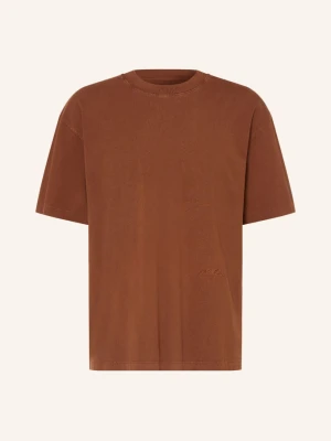 Allsaints T-Shirt Maddox orange BRĄZOWY